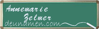 Annemarie Zelmer Visitenkarte